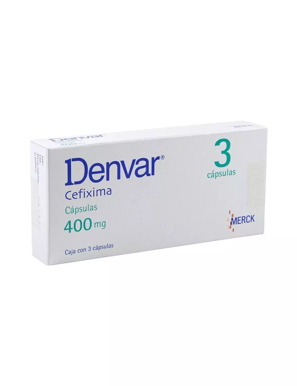 Denvar 400 mg Caja Con 3 Cápsulas - RX2