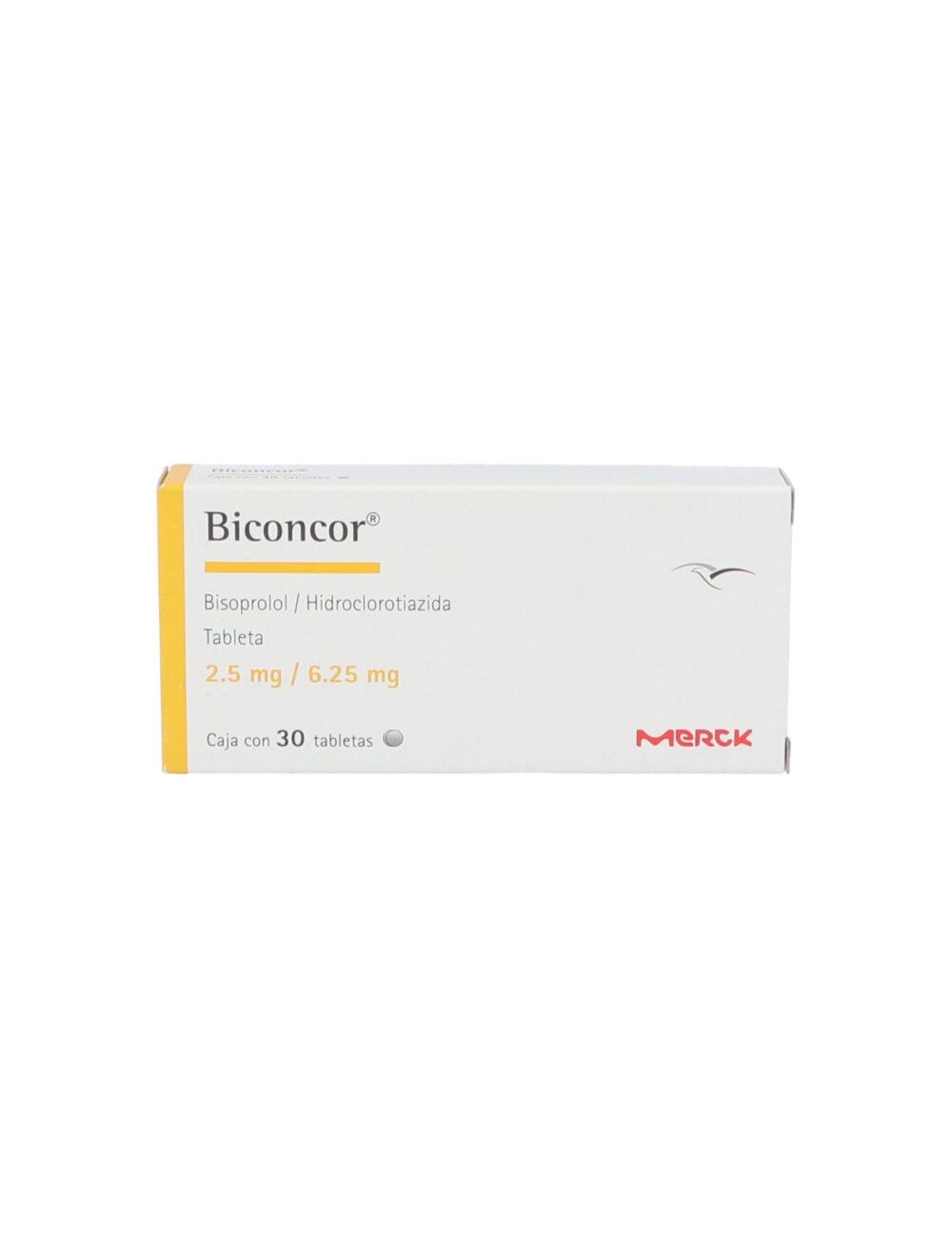 Biconcor 2.5 mg / 6.25 mg Caja Con 30 Tabletas