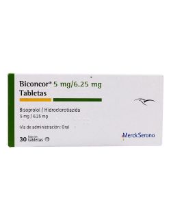 Biconcor 5 mg / 6.25 mg Caja Con 30 Tabletas