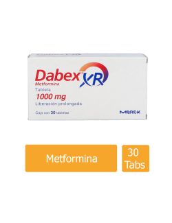 Dabex Xr 1000 Mg Caja con 30 Tabletas
