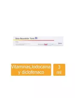 Dolo Neurobion Forte Caja Con Jeringa Prellenada Doble Cámara Con 3 mL