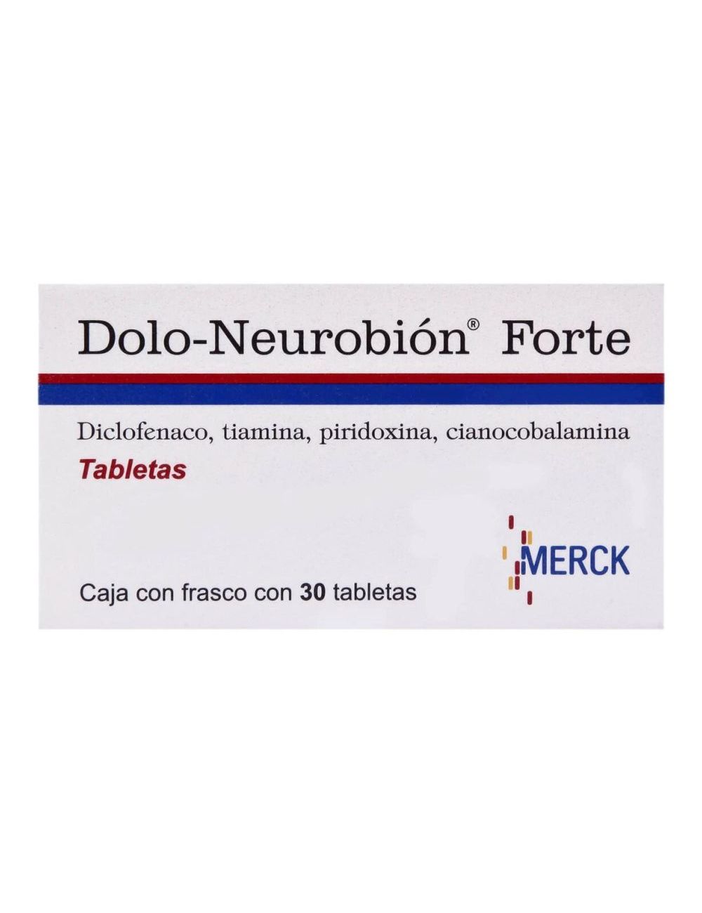Dolo Neurobión Forte Caja Con Frasco Con 30 Tabletas
