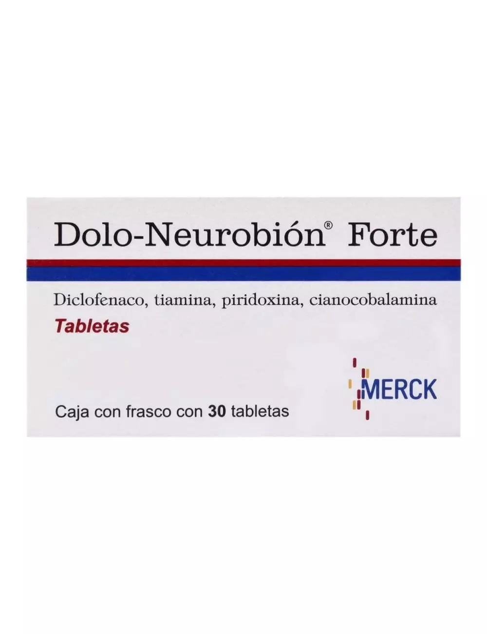 Dolo Neurobión Forte Caja Con Frasco Con 30 Tabletas