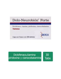 Dolo Neurobión Forte Caja Con Frasco Con 30 Tabletas