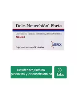 Dolo Neurobión Forte Caja Con Frasco Con 30 Tabletas