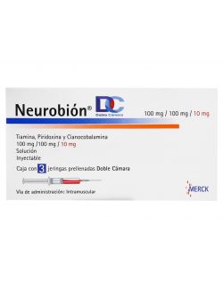 Neurobion DC 100 mg / 100 mg / 10 mg Caja Con 3 Jeringas Prellenadas