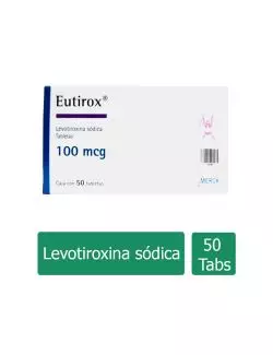 Eutirox 100 mcg Caja Con 50 Tabletas