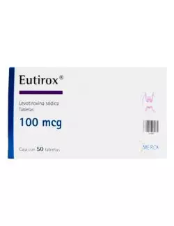 Eutirox 100 mcg Caja Con 50 Tabletas