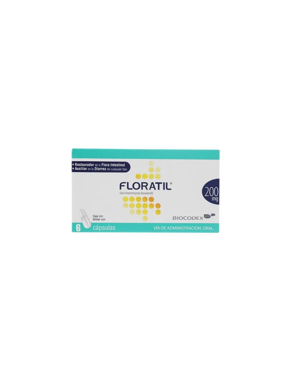 Floratil 200 mg Caja Con 6 Cápsulas