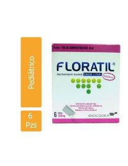 Floratil Pediátrico 200 mg Caja Con 6 Sobres