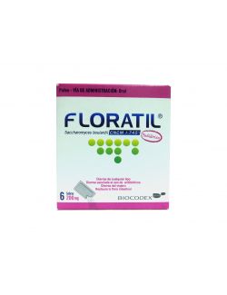 Floratil Pediátrico 200 mg Caja Con 6 Sobres