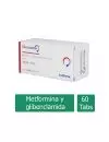 Glucovance® 500 mg/5 mg - Caja con Tabletas | Metformina/Glibenclamida | Merck