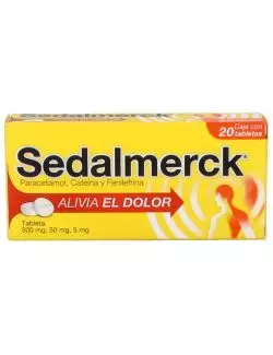 Sedalmerck 500mg/50mg/5mg 20 Tabletas