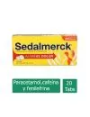 Sedalmerck 500mg/50mg/5mg 20 Tabletas
