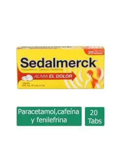 Sedalmerck 500mg/50mg/5mg 20 Tabletas