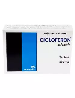 Cicloferon 200 mg Caja Con 25 Tabletas