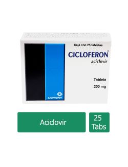 Cicloferon 200 mg Caja Con 25 Tabletas