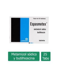 Espasmotex Caja Con 25 Tabletas