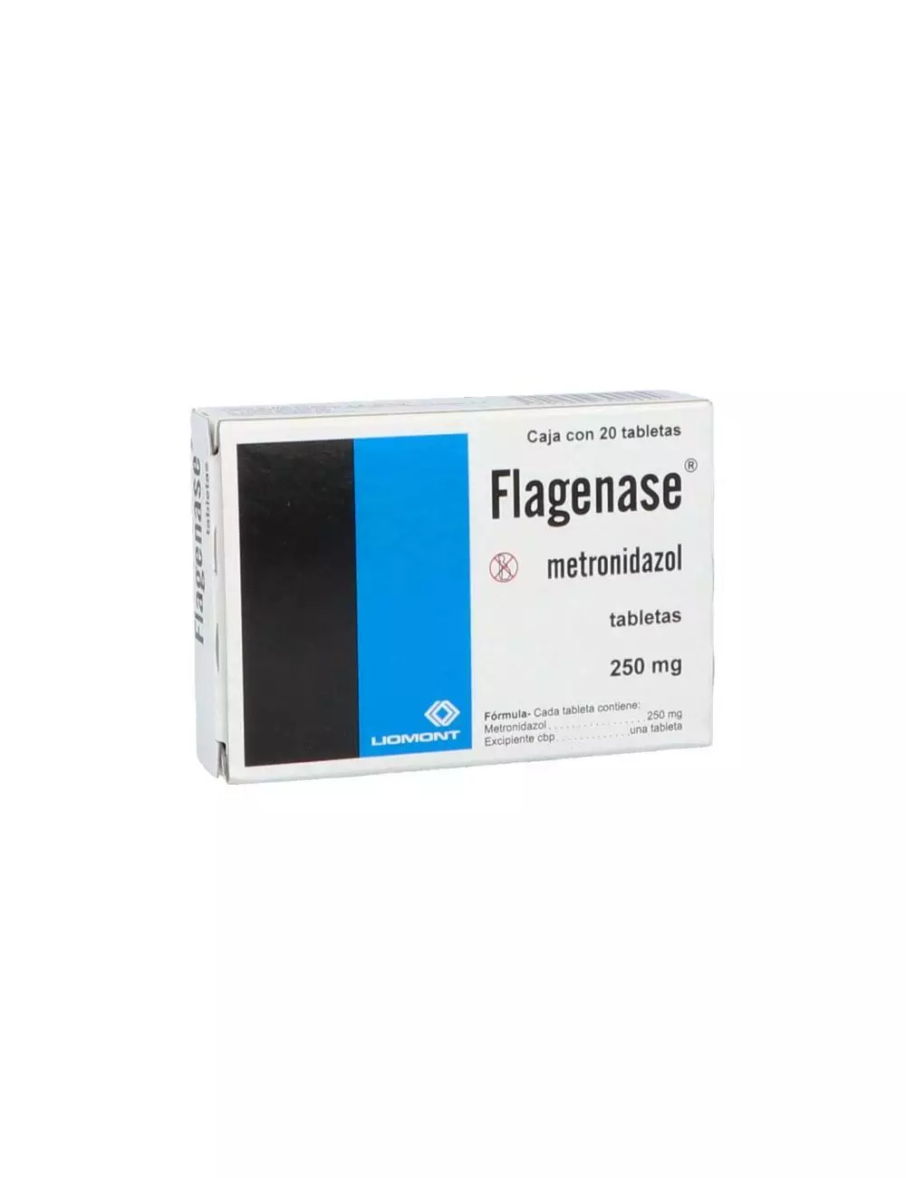 Flagenase 250 mg Caja Con 20 Tabletas