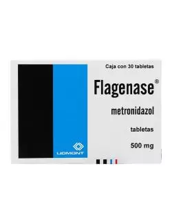 Flagenase 500 mg Caja Con 30 Tabletas