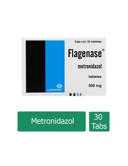 Flagenase 500 mg Caja Con 30 Tabletas