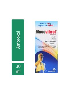 Mucovibrol Solución Gotas Caja Con Frasco Con 30 mL