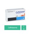 Ceftrianol 1 g Solución Inyectable Frasco Ámpula Con 1 Ampolleta RX2