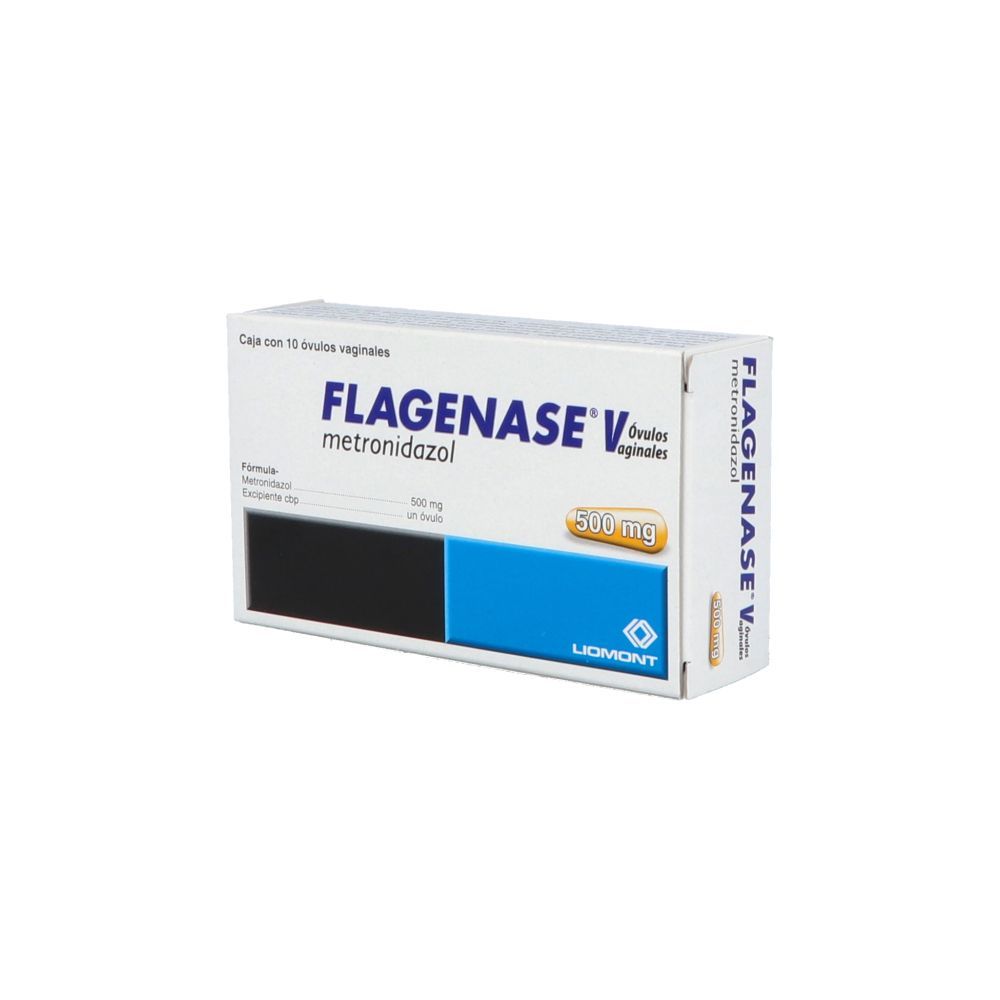 Precio Flagenase V 500 mg 10 óvulos vaginales | Farmalisto MX