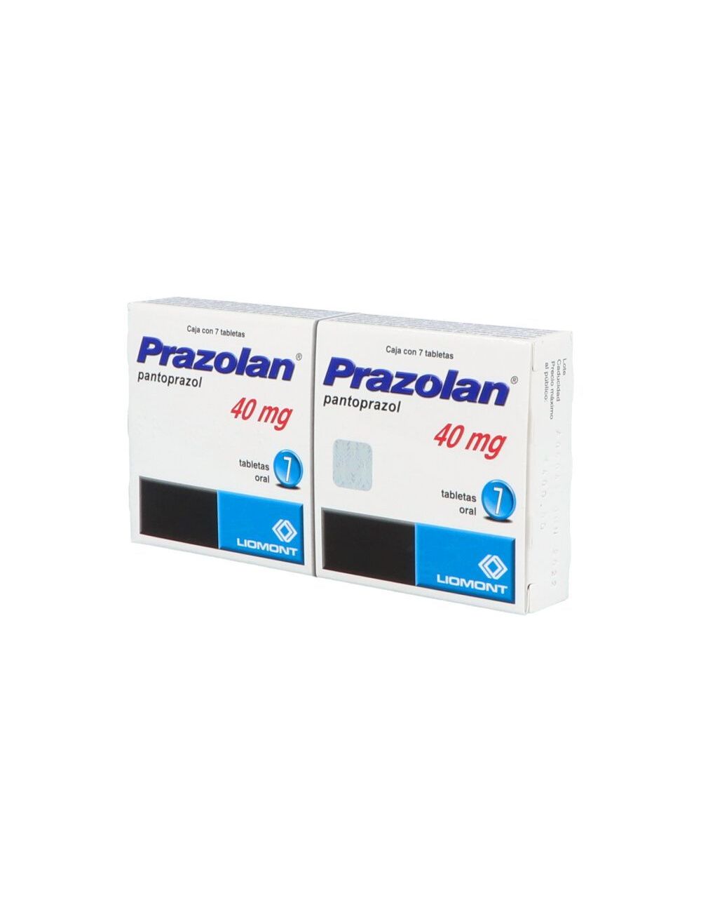 Prazolan Dual 40 mg Caja Con 14 Tabletas