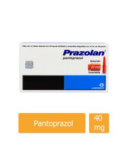 Prazolan 40 mg Solución Inyectable Caja Con Frasco Ampula