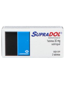 Supradol 30 mg Caja Con 2 Tabletas Sublinguales