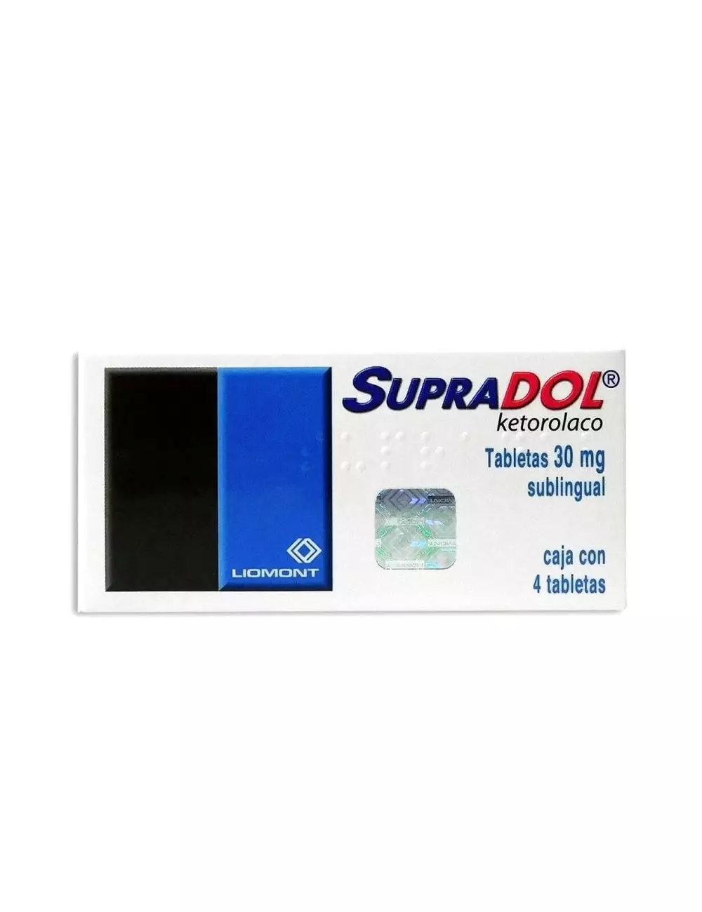 Supradol 30 mg Caja Con 4 Tabletas Sublinguales