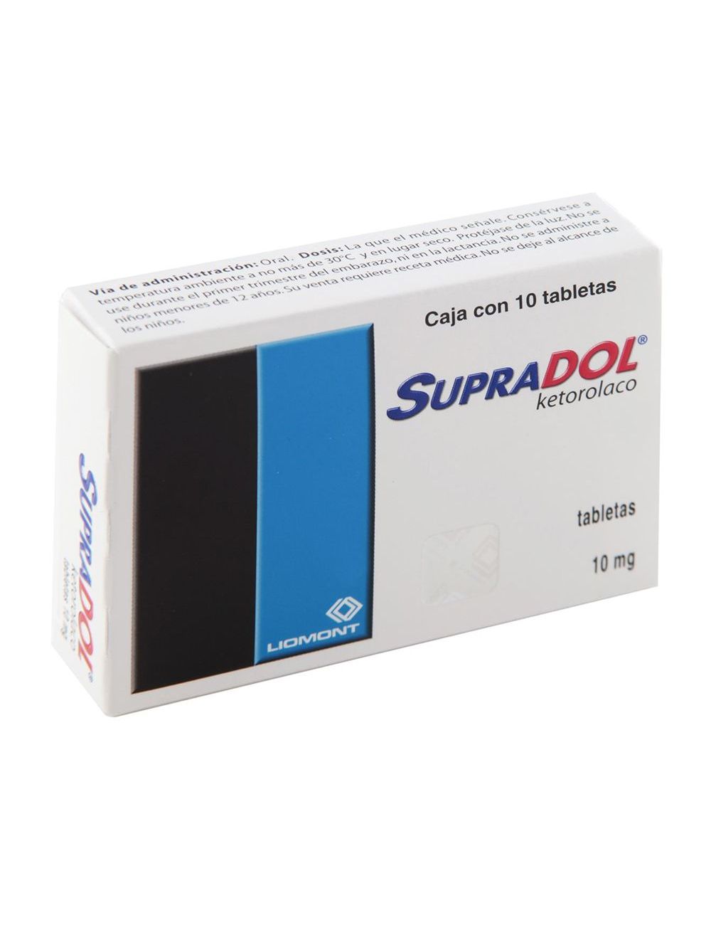 Supradol 10 mg Caja Con 10 Tabletas