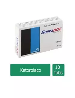 Supradol 10 mg Caja Con 10 Tabletas