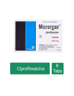 Microrgan 500 mg Caja Con 8 Tabletas RX2