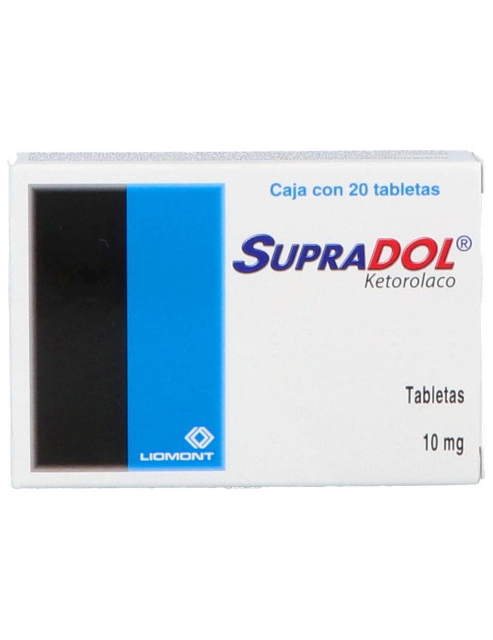 Supradol 10 mg Caja Con 20 Tabletas