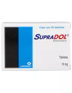 Supradol 10 mg Caja Con 20 Tabletas