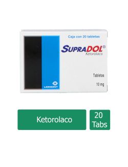 Supradol 10 mg Caja Con 20 Tabletas