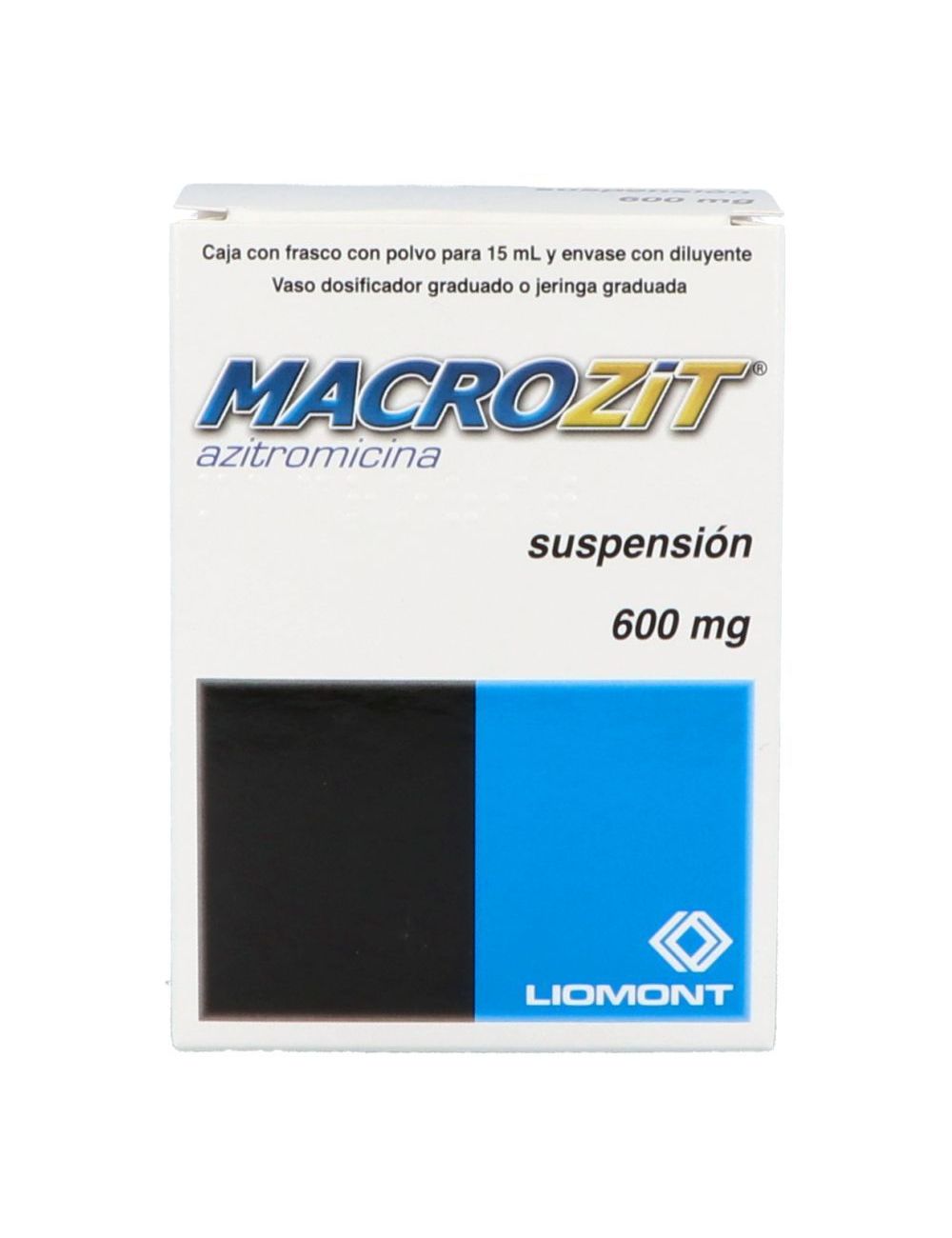 Macrozit  600 mg Suspensión Frasco Con 15 mL RX2