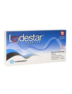 Lodestar® 100 mg (Losartan) - 30 Tabletas - Liomont