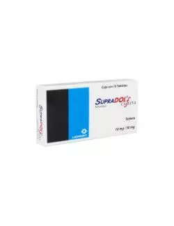 Supradol Cafeina 10 mg / 50 mg Caja Con 10 Tabletas