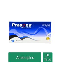 Presone 5 mg Caja Con 10 Tabletas