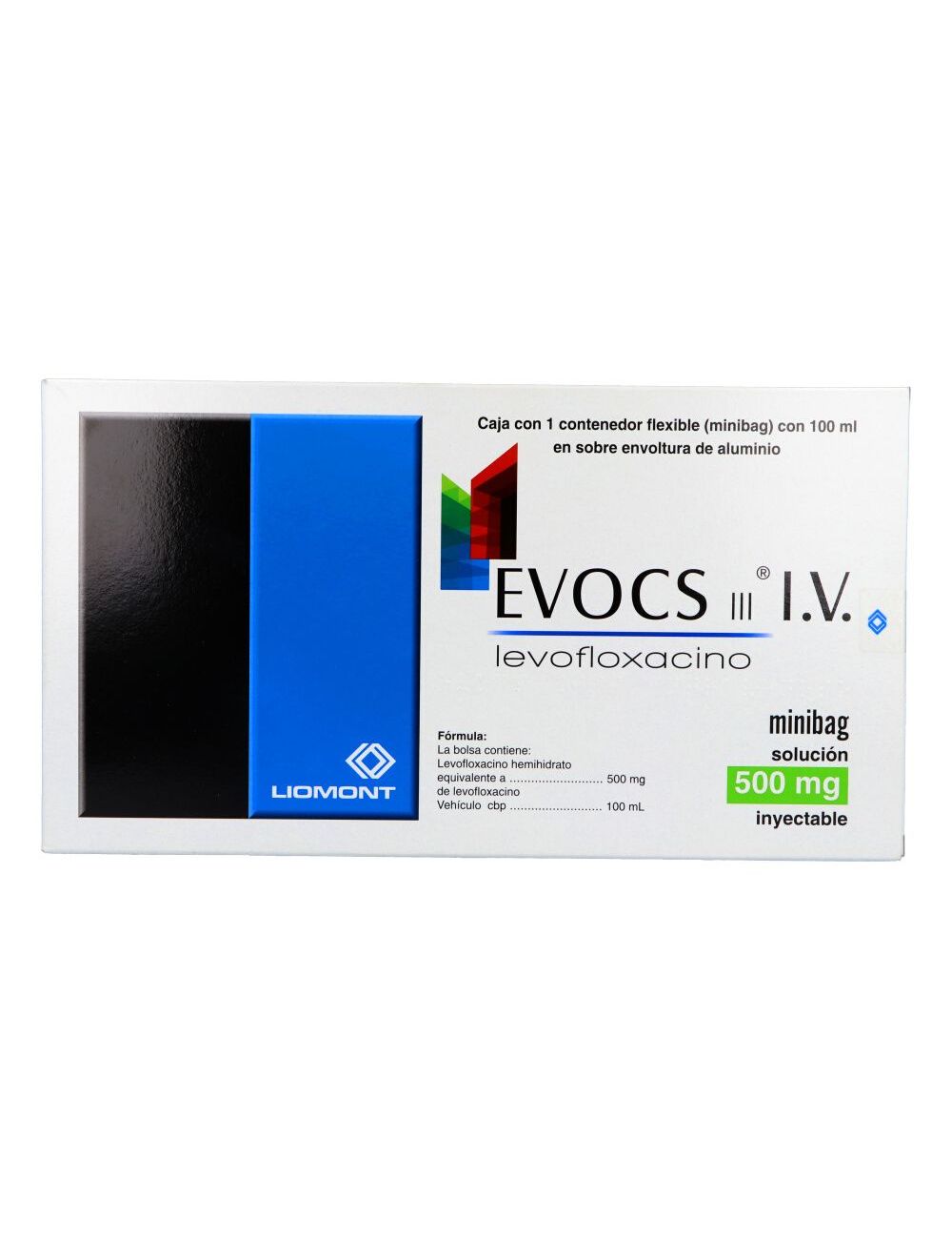 Evocs III I.V 500 mg Con 1 Contenedor Flexible Con 150 mL RX2