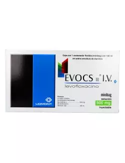 Evocs III I.V 500 mg Con 1 Contenedor Flexible Con 150 mL RX2