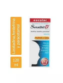 Sensibit D Escolar Solución Caja Con Frasco Con 120 mL