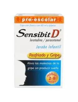 Sensibit D Pre-Escolar Jarabe Caja Con Frasco Con 60 mL