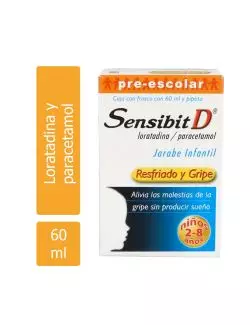 Sensibit D Pre-Escolar Jarabe Caja Con Frasco Con 60 mL