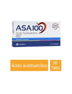 Asa 100 mg Caja Con 30 Tabletas