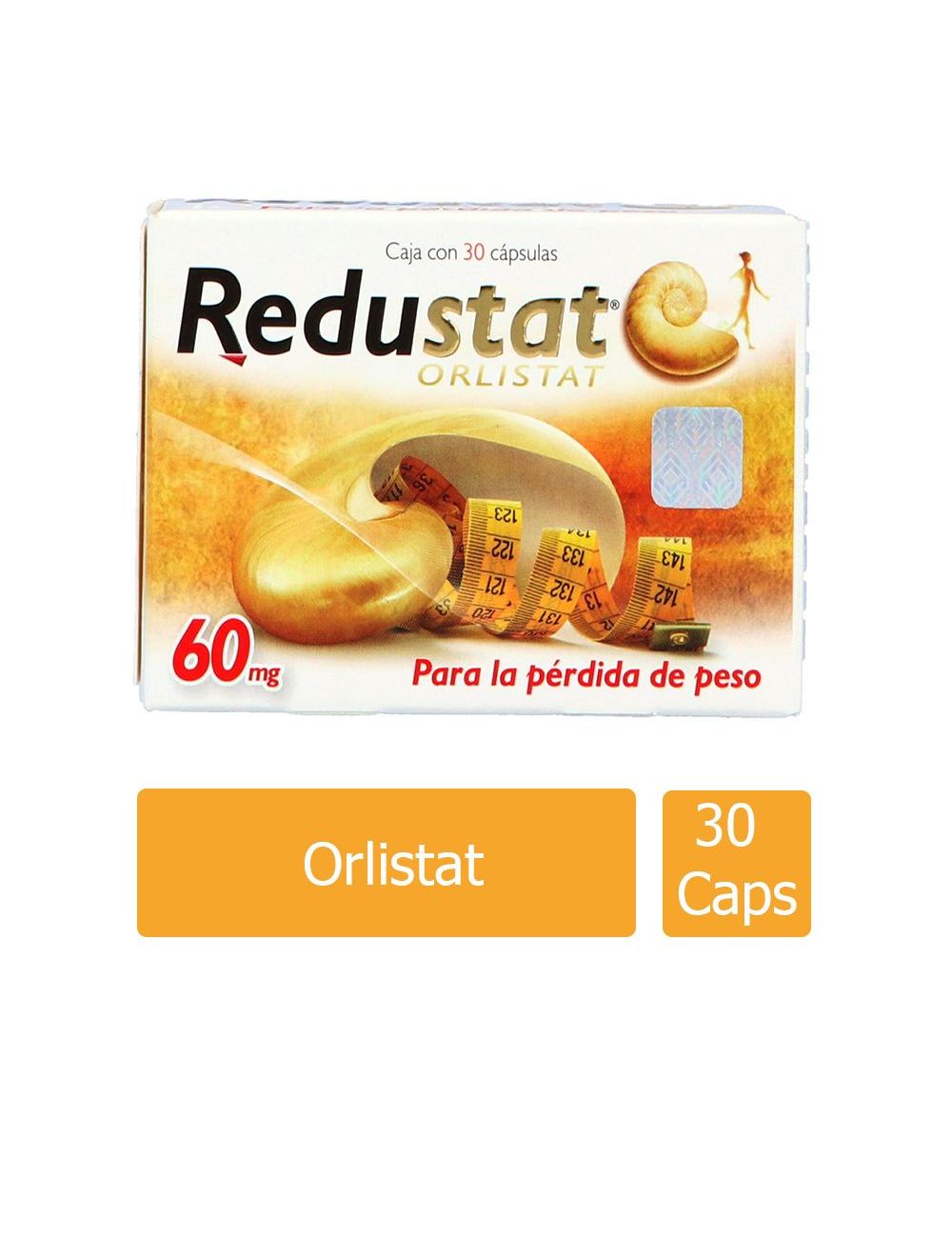 Redustat  60 mg Caja Con 30 Cápsulas.