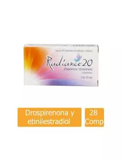 Radiance 20 mcg / 3 mg Caja Con 28 Comprimidos